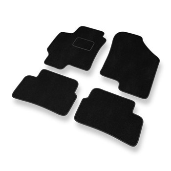 Velour gulvmåtter til Hyundai Coupe III Coupé (2002-2009) - sort