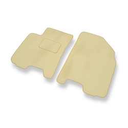Velour gulvmåtter til Daewoo Kalos Sedan (2002-2011) - beige