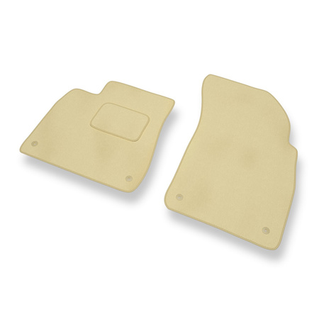 Velour gulvmåtter til Audi Q7 II (2015-....) - beige