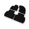 Velour gulvmåtter til Mitsubishi Outlander III SUV (2012-2021) - sort