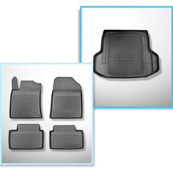 Bagagerumsmåtte og bilmåttesæt TPE PREMIUM skræddersyet til: Kia Ceed III CD Sta