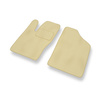 Velour gulvmåtter til Fiat Seicento Hatchback, Varevogn (1998-2010) - beige