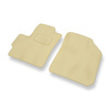 Velour gulvmåtter til Chevrolet Spark I M200/M250 Hatchback (2005-2009) - beige