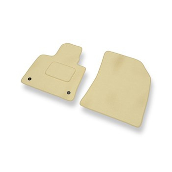Velour gulvmåtter til Citroen C4 Picasso II Minivan (2013-2019) - beige