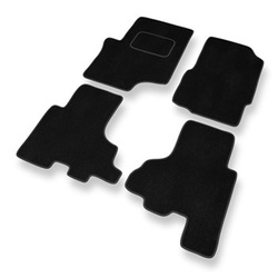 Velour gulvmåtter til Chevrolet TrailBlazer II SUV (2002-2009) - sort