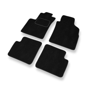 Velour gulvmåtter til Ford KA II Hatchback (2008-2016) - sort