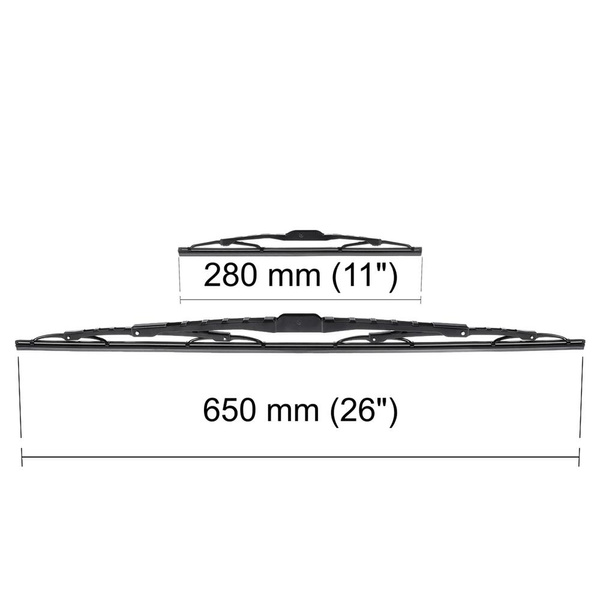 Vinduesviskere til forruden til Nissan Note II Hatchback (08.2013-2016) - Standard viskerblade