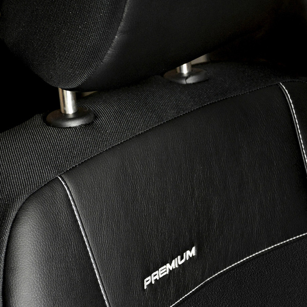 Skræddersyede betræk til Dacia Logan I Minivan, Sedan (2004-2012) - betræk til sæder - sædeovertræk - sort