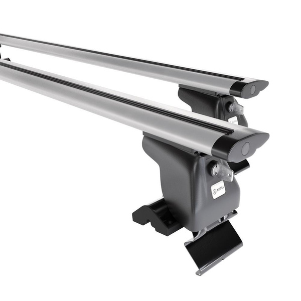 Tagbagagebærer til bil Hyundai H-1 Varevogn (2008-2021) - sølv bagagebærer til taget - lastholder - tagholder - uden monteringselementer - Aluminium