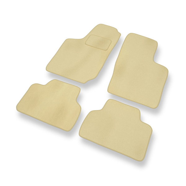 Velour gulvmåtter til Opel Corsa B Caravan, Hatchback, Sedan (1992-2000) - beige