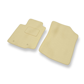 Velour gulvmåtter til Citroen C1 II Hatchback (2014-2021) - beige