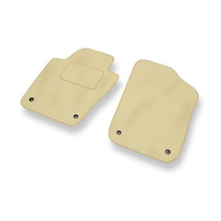 Velour gulvmåtter til Volkswagen Polo V 9R Hatchback, Sedan (2009-2017) - beige