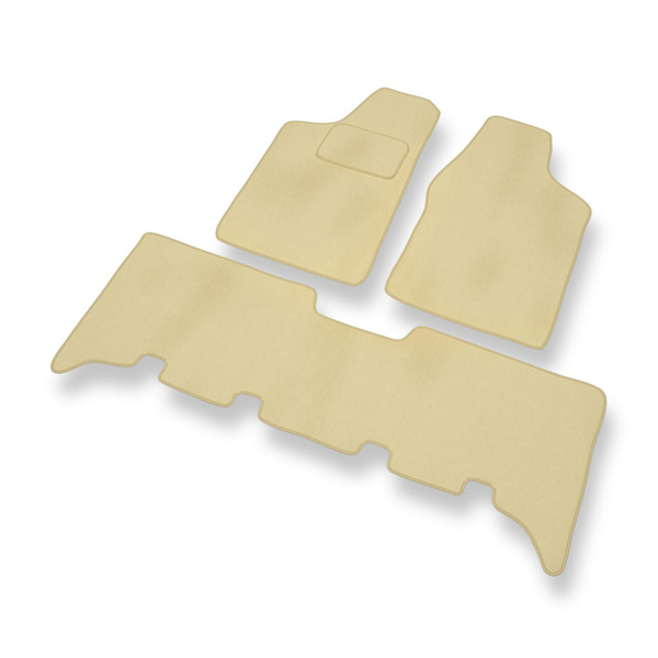 Velour gulvmåtter til Opel Frontera A, B SUV (1992-2004) - beige