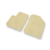Velour gulvmåtter til Kia Picanto II Hatchback (2011-2016) - beige
