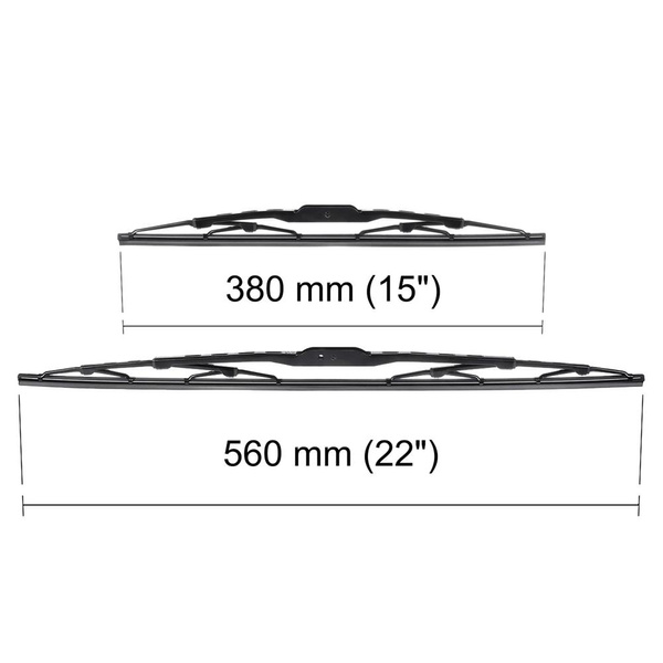 Vinduesviskere til forruden til Fiat Idea Minivan (01.2006-03.2008) - Standard viskerblade