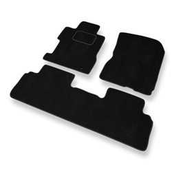 Velour gulvmåtter til Honda Civic VIII Coupé, Hatchback, Sedan (2006-2011) 4 døre - sort