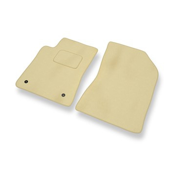 Velour gulvmåtter til Citroen C3 III Hatchback (2016-2023) - beige