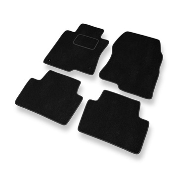 Velour gulvmåtter til Honda Accord VIII Coupé, Sedan, Tourer (2008-2016) - sort