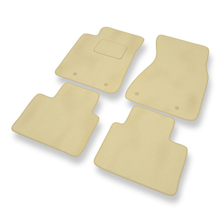 Velour gulvmåtter til Audi A8 I D2 (1994-2002) - beige
