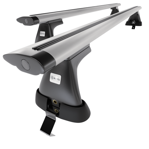 Tagbagagebærer til bil Audi A3 8V Sedan (2013-2020) - sølv bagagebærer til taget - lastholder - tagholder - uden monteringselementer - Aluminium