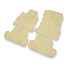 Velour gulvmåtter til BMW 6-serie M6 F13 Coupé (2012-2018) - beige