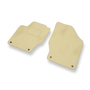 Velour gulvmåtter til Citroen C4 II Hatchback (2010-2018) - beige