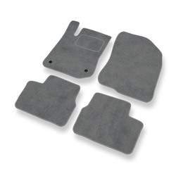 Velour gulvmåtter til Peugeot 208 Hatchback (2012-2019) - grå