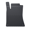 Gummigulvmåtter til biler Mercedes-Benz A-Klasse W176 Hatchback (2012-2017) - sort - 4 stk.