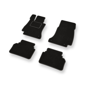 Velour gulvmåtter til Mercedes-Benz E klasa V W213 Coupé, Limousine, Stationcar 