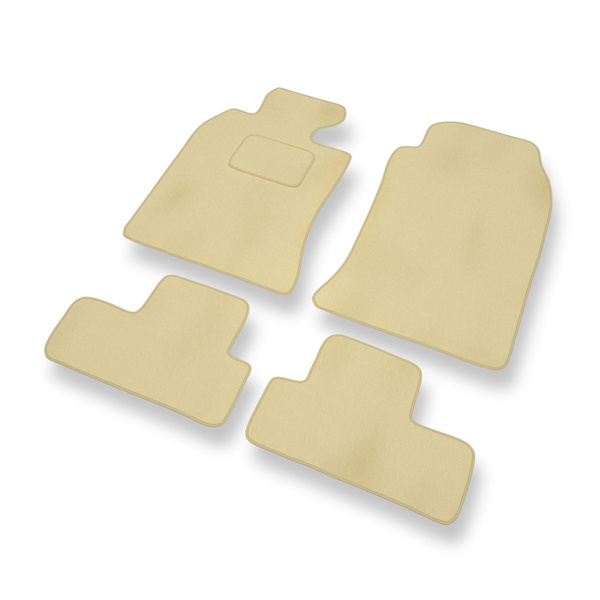 Velour gulvmåtter til Mini Cabrio I Cabriolet (2004-2009) - beige
