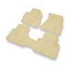 Velour gulvmåtter til Honda CR-V I SUV (1995-2001) - beige