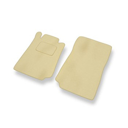 Velour gulvmåtter til Mercedes-Benz CLK C208 Coupé (1996-2003) - beige