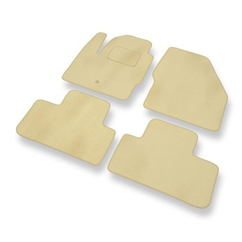 Velour gulvmåtter til Land Rover Freelander II SUV (2006-2014) - beige