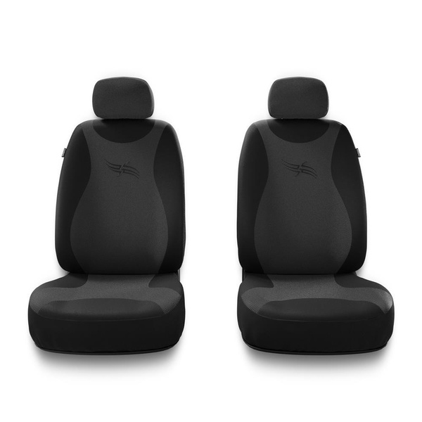Universelle sædebetræk til biler til Suzuki Alto III, IV, V, VI (1994-2014) - mörkgrå