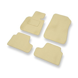 Velour gulvmåtter til BMW 3-serie M3 IV E93 Cabriolet (2007-2013) - beige