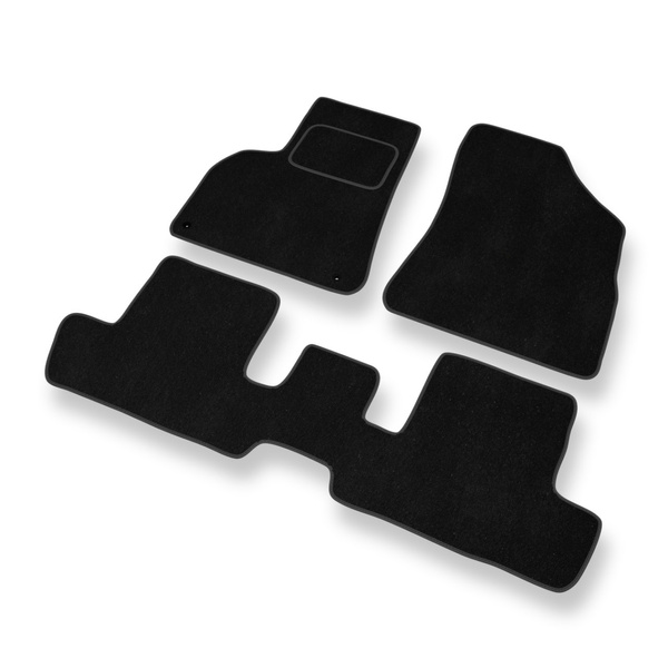 Velour gulvmåtter til Peugeot 3008 I SUV (2009-2016) - sort