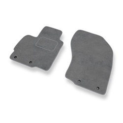 Velour gulvmåtter til Mitsubishi Outlander II SUV (2006-2012) - grå