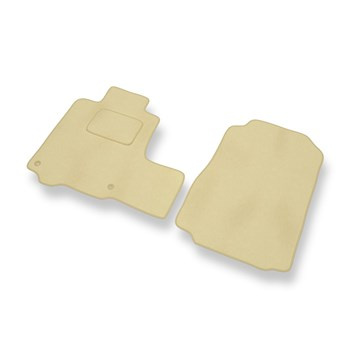 Velour gulvmåtter til Honda CR-V III SUV (2007-2012) - beige