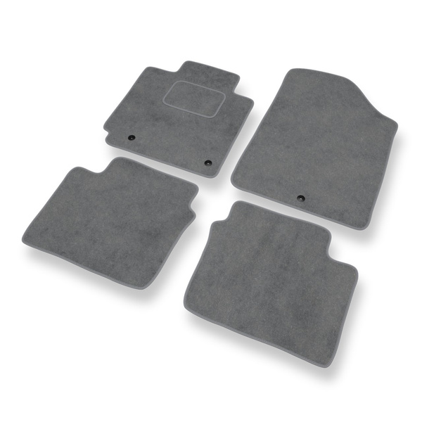 Velour gulvmåtter til Hyundai Elantra V Sedan (2011-2015) - grå