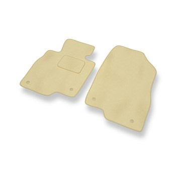 Velour gulvmåtter til Mazda 6 III Stationcar, Sedan (2012-....) - beige