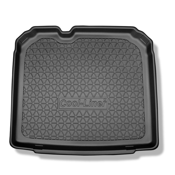 Gulvmåtte til bagagerum Audi Q3 SUV (08.2011-06.2018) - nederste bagagerum; uden reservehjul til midlertidig brug; Også til Quattro versionen