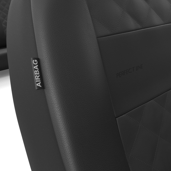 Universelle sædebetræk til biler til Audi A4 B5, B6, B7, B8, B9 (1995-2024) - sort