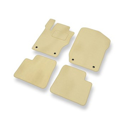 Velour gulvmåtter til Mercedes-Benz GL X164 SUV (2006-2012) - beige