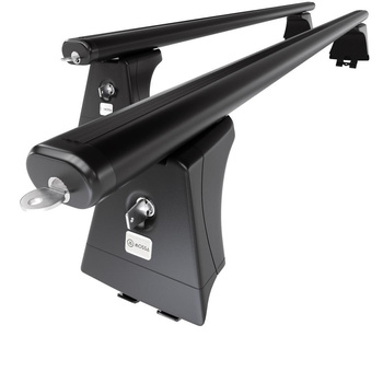 Tagbagagebærer til bil Renault Grand Scenic Minivan (2003-2008) - sort bagagebær