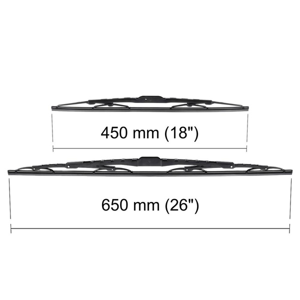Vinduesviskere til forruden til Subaru Legacy V, VI Stationcar, Sedan (06.2009-2019) - Standard viskerblade