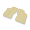 Velour gulvmåtter til Fiat Brava Hatchback (1995-2001) - beige