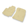 Velour gulvmåtter til Daewoo Musso SUV (1995-2005) - beige