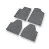 Velour gulvmåtter til Peugeot 607 Sedan (1999-2010) - grå