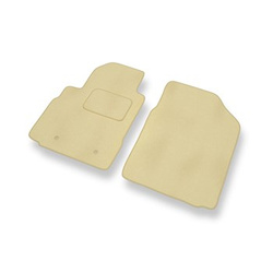 Velour gulvmåtter til Toyota Yaris I Hatchback, Sedan (1999-2005) 3 døre - beige