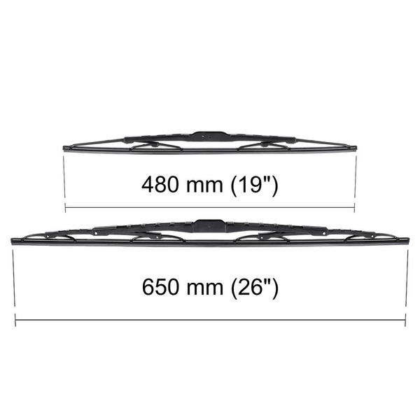 Vinduesviskere til forruden til Hyundai Sonata VI Sedan (09.2009-01.2014) - Standard viskerblade